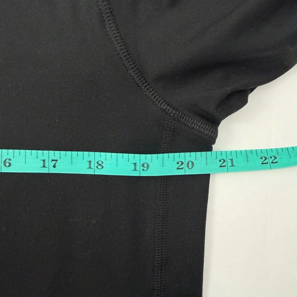 Nike Pacer Crew Top Women M Black Long Sleeve Dri-FIT Running Shirt CU3277-010